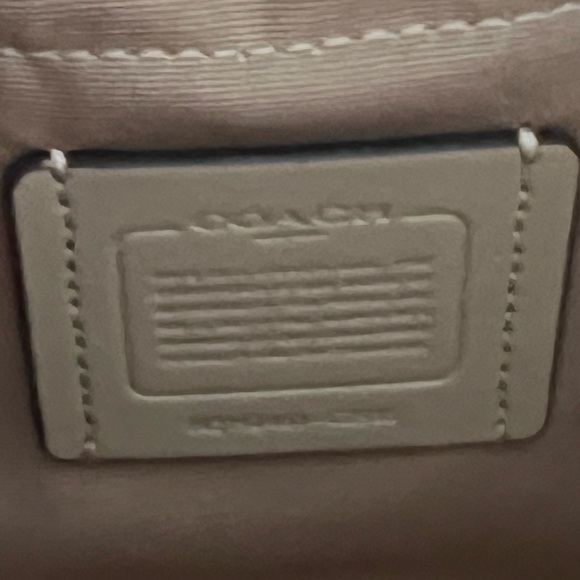 Coach White Kiss Print Crossbody Bag - Picture 7 of 7